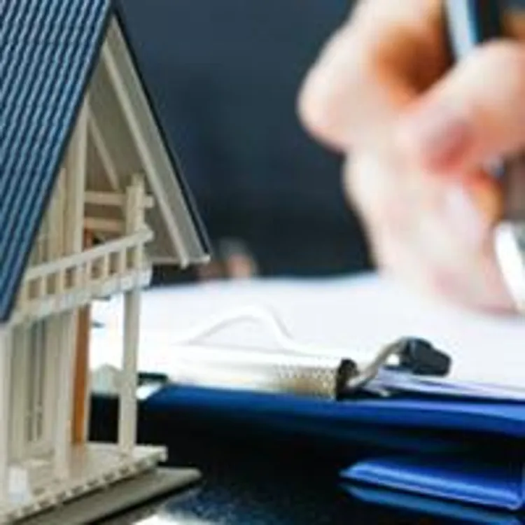 model home and paperwork