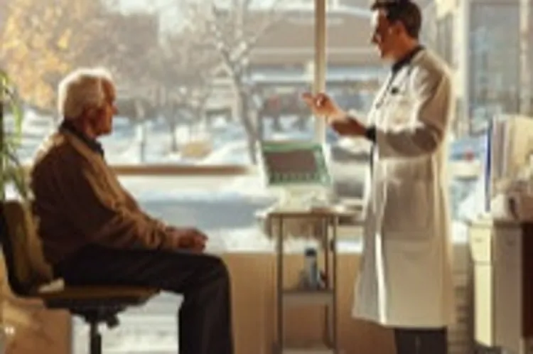a doctor and his patient inside a clinic