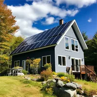 new hampshire home with solar panels on the roof
