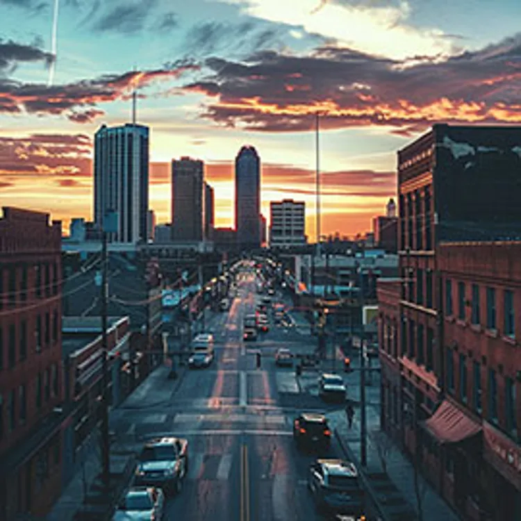 city skyline in Oklahoma