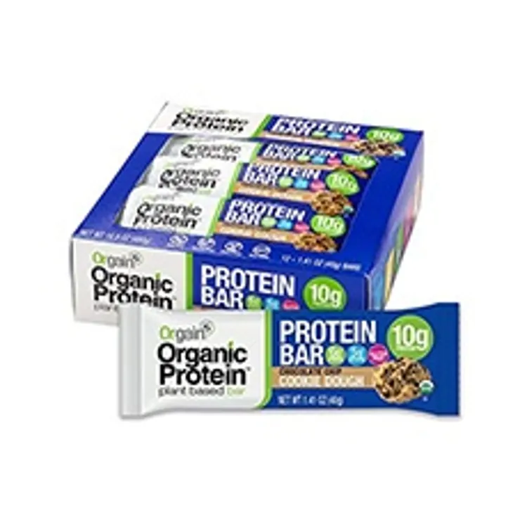 Orgain Organic chocolate chip cookie dough protein bar