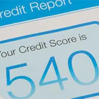 poor credit score on report