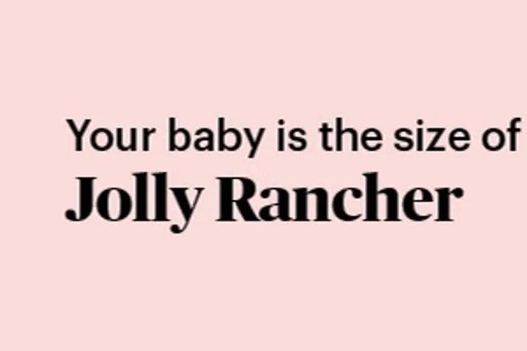 pregnancy marker jolly rancher