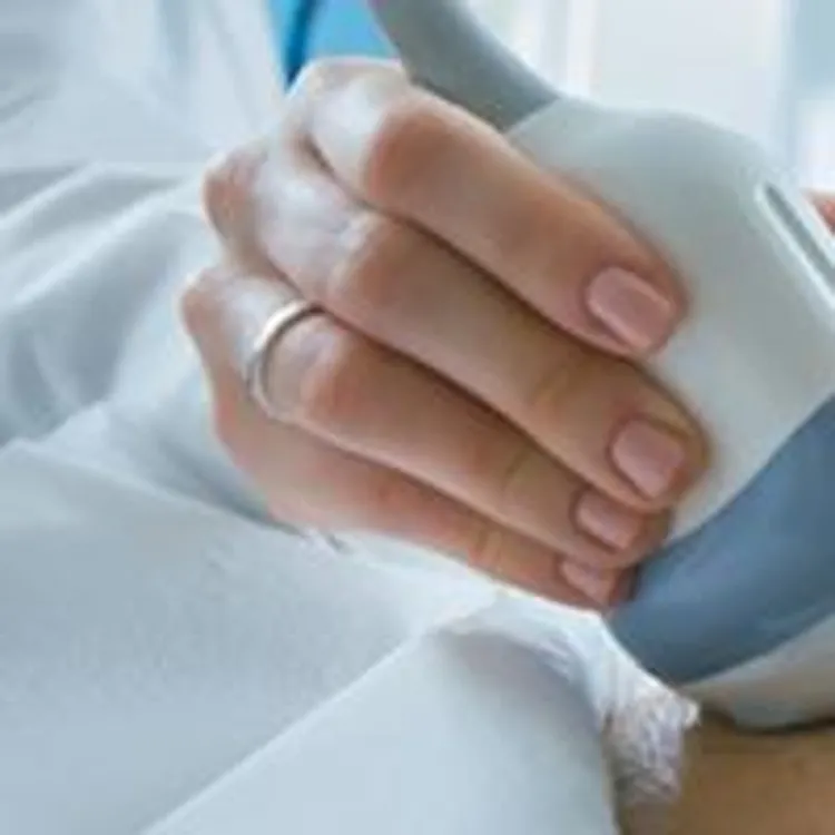 pregnant woman getting ultrasound