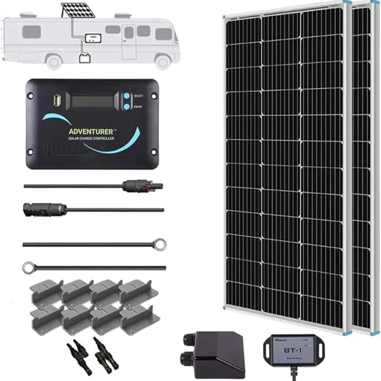 Renogy 200 Watts 12 Volts Monocrystalline RV Solar Panel Kit