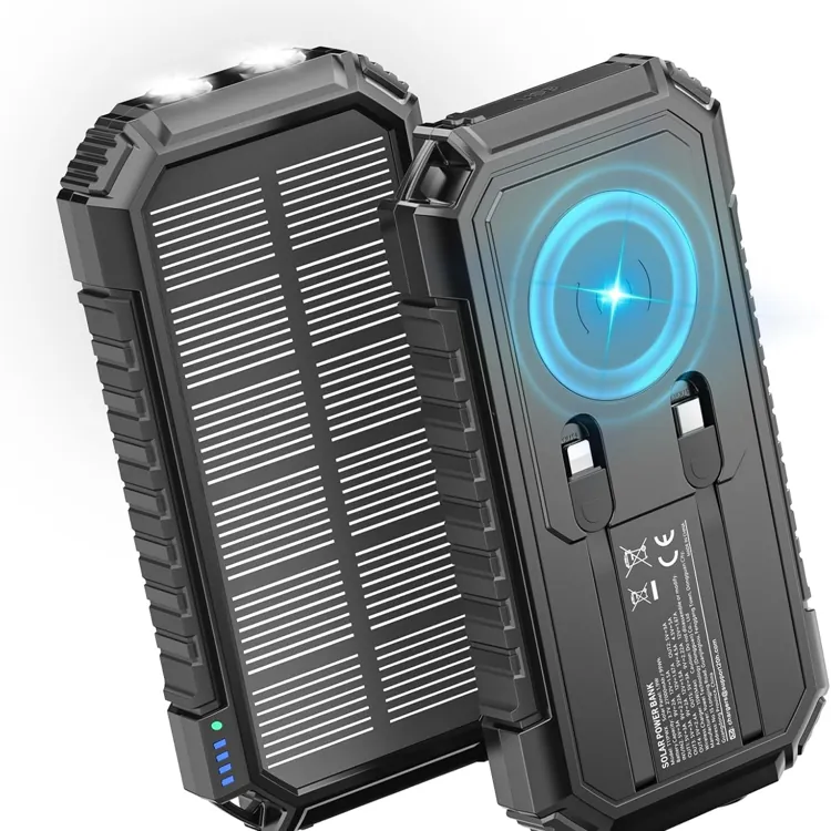Riapow Solar Charger Power Bank