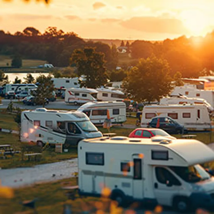 an rv trailer park