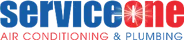 ServiceOne Air Conditioning & Plumbing logo
