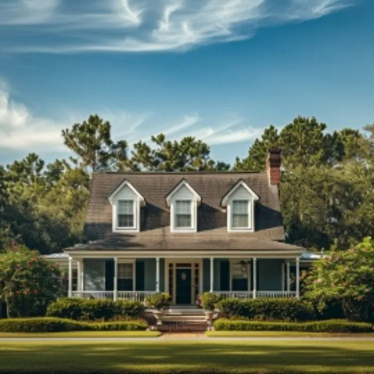 a two-storey house in South Carolina