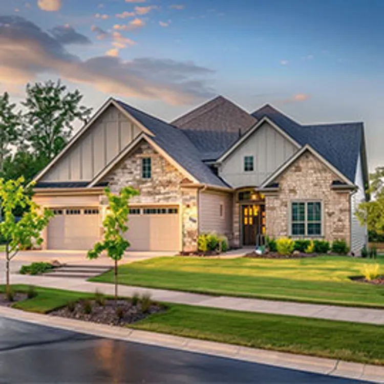 south dakota home with a neat front lawn