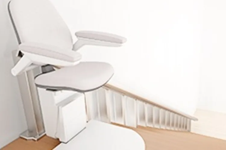 seated straight stair lift