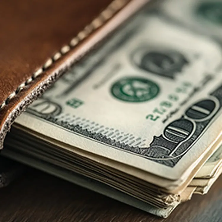 wallet with money