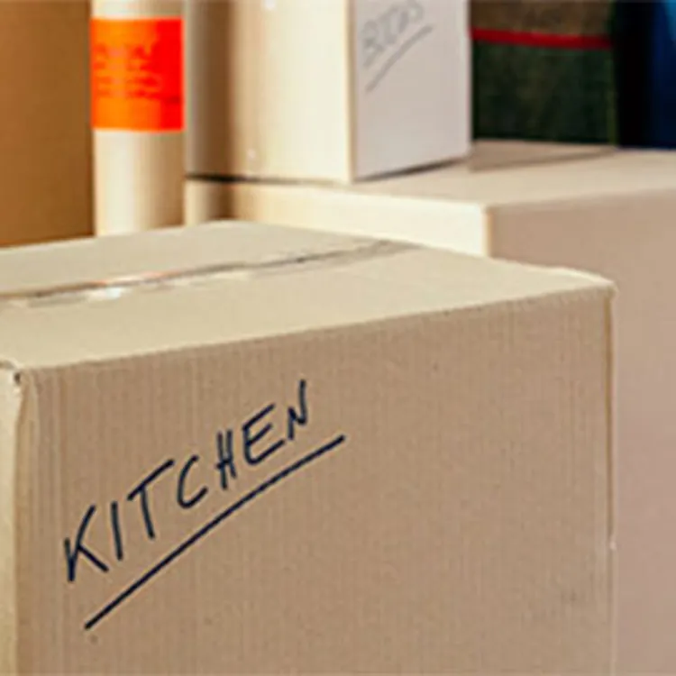 Moving boxes in a house