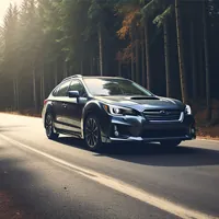 car parked in front of water