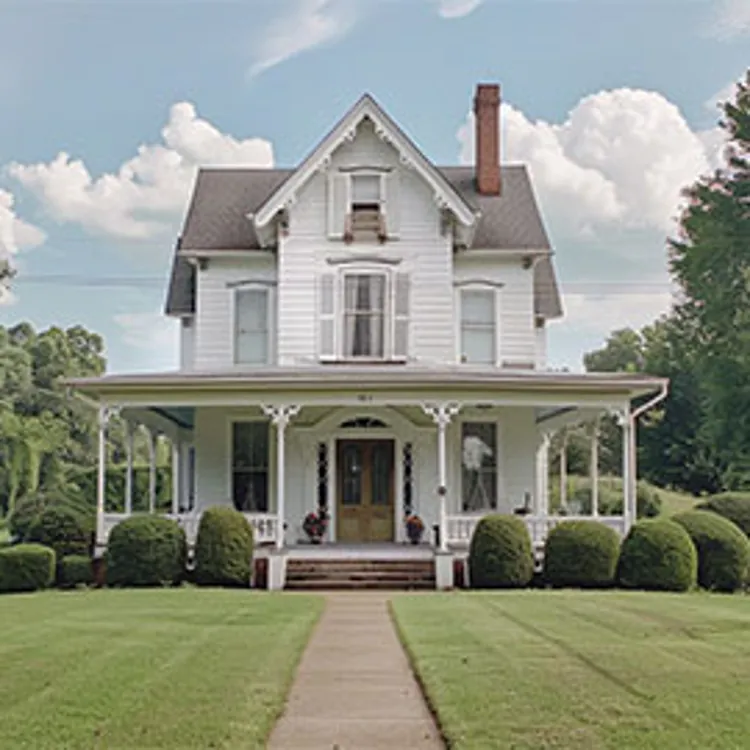 a nice white home with large windows in tennessee