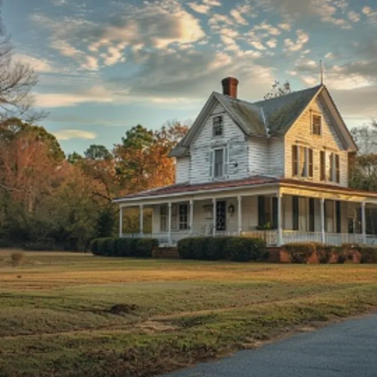 a two-storey house in Virginia