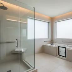Walk-In Showers vs. Walk-In Tubs image