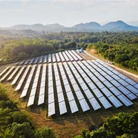 large scale solar farm