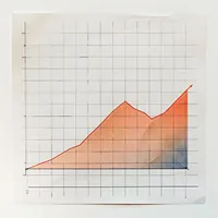 image showing an orange graph
