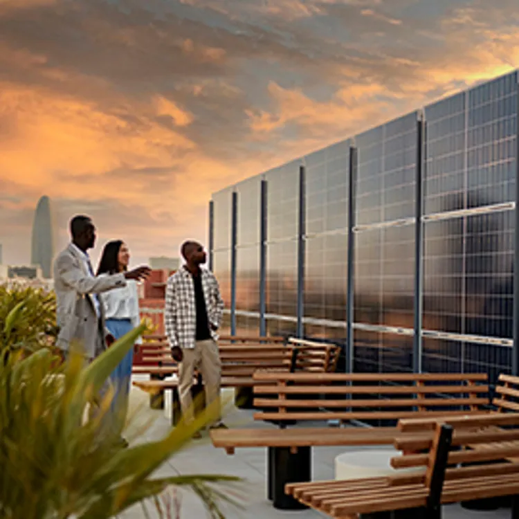 couple shopping for solar panels