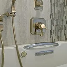 Walk-In Showers vs. Walk-In Tubs image